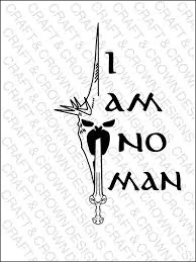 Qui prononce la phrase « i m no man » ?