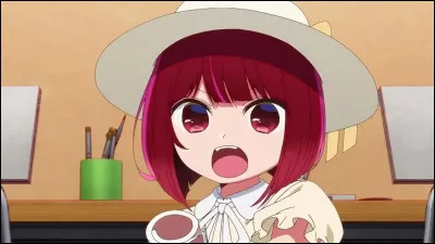 Elle avait ......... dans le même film qu'Aqua et Ai.