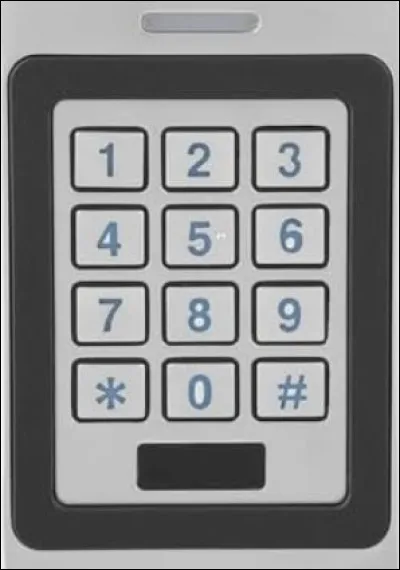 Quel est le nom d'une serrure électrique qui s'ouvre avec un code ?