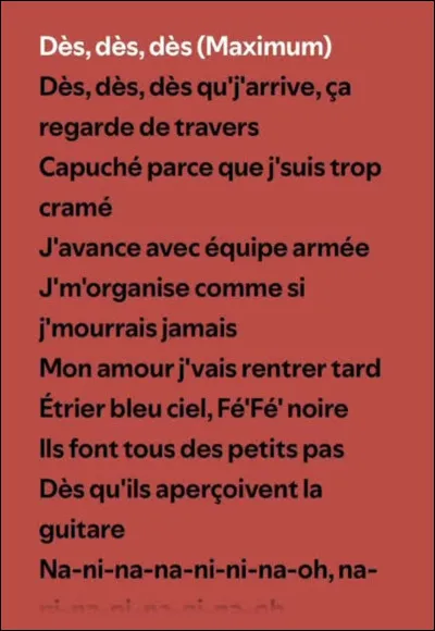 Qui chante ''Ninao'' ?