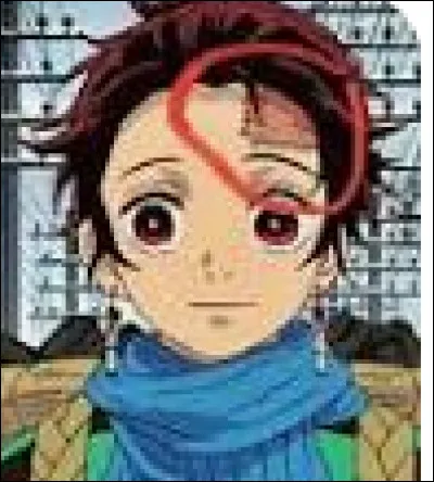 Comment Tanjiro a-t-il eu sa cicatrice ?