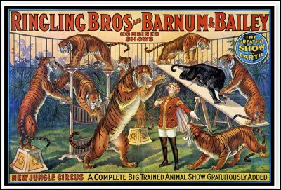 Fondé par Taylor Barnum en 1871 aux USA, le cirque Barnum avec ses trois pistes, son zoo et ses exhibitions de curiosités a fait le tour du monde. Mais, c'est au cinéma qu'il doit sa légende avec la sortie en 1952, d'un très célèbre film. Saurez-vous en retrouvez le titre ?