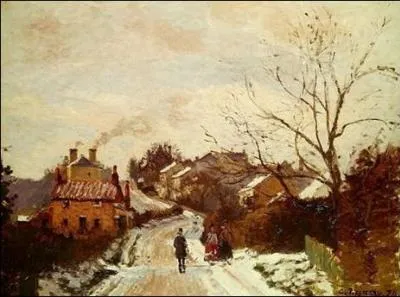 Quel peintre a reprsent la campagne anglaise dans 'Fox Hill, upper Norwood' ?