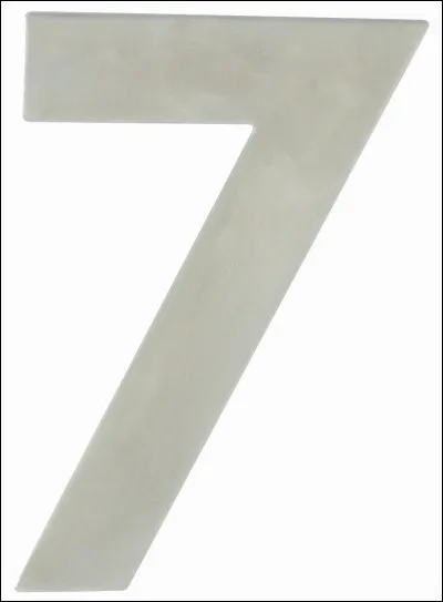 Quelle est l'écriture du chiffre "7" ?