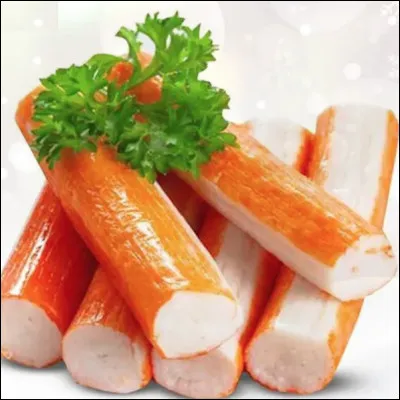 Quel est le nom du produit alimentaire à base de chair ou de pâte de poisson ?