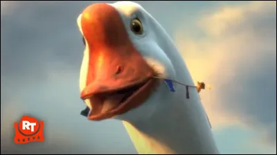 Dans quel film d'animation, sorti en 2022, cette oie g&eacute;ante est-elle dompt&eacute;e par un h&eacute;ros &agrave; quatre pattes ?