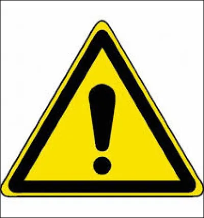 Question 14 : Que signifie le panneau suivant ?