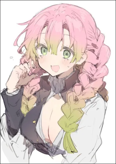 Les cheveux de Mitsuri sont...