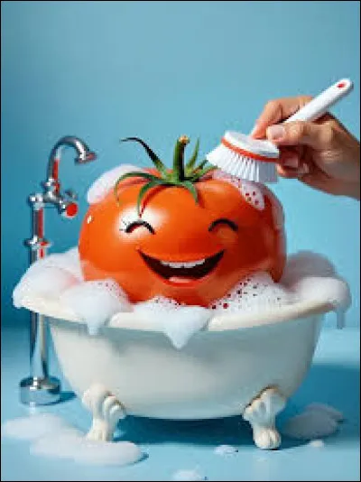 Quel verbe emploiera-t-on pour signifier "enlever la peau d'une tomate" ?