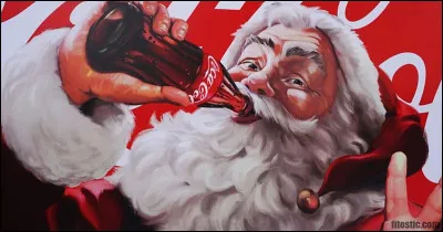 Que montre cette image, concernant le Père Noël ?
