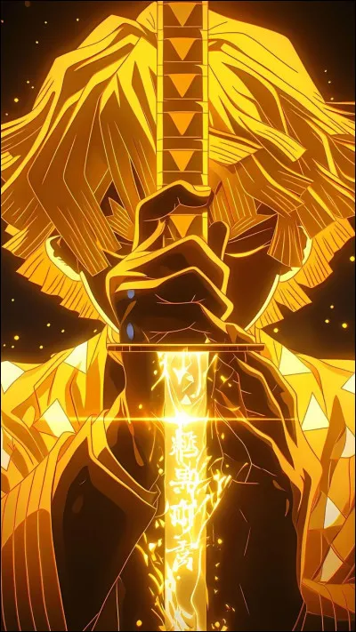 Zenitsu ne ma&icirc;trise que le premier mouvement du Souffle de la Foudre. (avant la Forteresse de l'Infini)