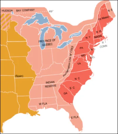 Jusqu'&agrave; l'ind&eacute;pendance de 1776, comment appelait-on les territoires am&eacute;ricains appartenant &agrave; l'Empire britannique ?