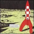 Quel hro de bandes dessines a march sur la lune, dans l'album ' On a march sur la lune' ?