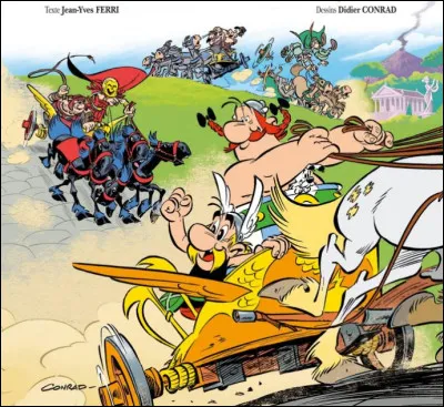 Dans quel pays, Ast&eacute;rix et Ob&eacute;lix entreprennent-ils une course de chars ?