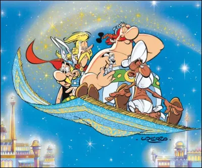 Cet album fait d&eacute;coller Ast&eacute;rix, Ob&eacute;lix et Assurancetourix vers de nouveaux horizons, lesquels ?