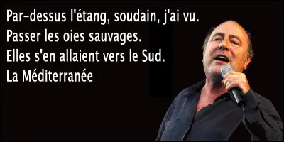 Les paroles de la chanson "Le chasseur" de Michel Delpech sont-elles exactes ?
