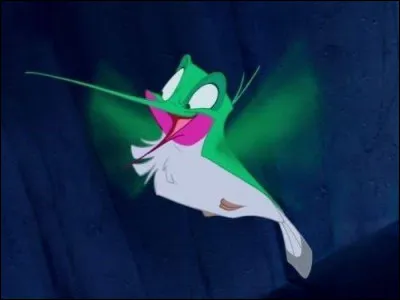 Quelle princesse Disney le colibri Flit accompagne-t-il ?