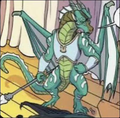 R : Je suis l�un des dragons qui ont escort&eacute; le petit-fils de l�auteur du Grand Massacre au Royaume de Nuit :