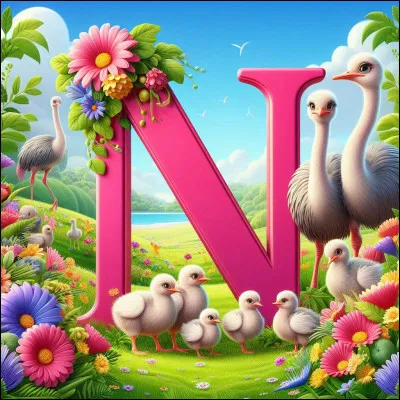 N comme Nandou : qui s'occupe des jeunes poussins dans la famille des nandous, ces magnifiques &eacute;chassiers ?