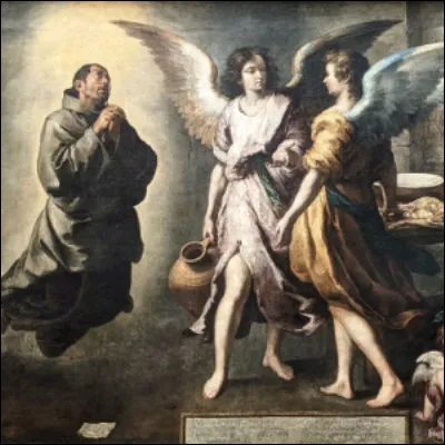 Quel peintre du Si&egrave;cle d�or espagnol a r&eacute;alis&eacute; la toile "La Cuisine des anges" ?