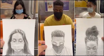 C'est en dessinant des inconnu(e)s dans le m&eacute;tro new-yorkais que cet artiste est devenu c&eacute;l&egrave;bre !