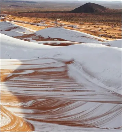 Il peut neiger dans le d&eacute;sert du Sahara.