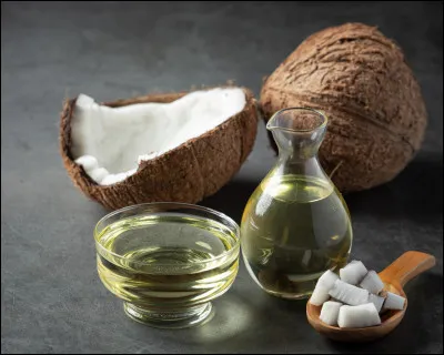 De quel pays provient la premi&egrave;re vente d'huile de coco ?