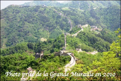 Si je vagabonde sur La Grande Muraille dans quel pays suis-je ?