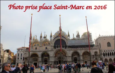 Si je vagabonde dans la Basilique Saint-Marc, dans quelle ville italienne suis-je ?