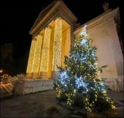 Nous faisons une halte devant la coll&eacute;giale Saint-Martin de Saint-R&eacute;my-de-Provence, d&eacute;cor&eacute;e pour No&euml;l. Petite capitale des Alpilles, cette ville de la vall&eacute;e du Rh&ocirc;ne se situe dans le d&eacute;partement ...
