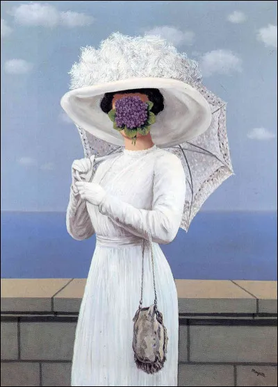 Voici une toile de Ren&eacute; Magritte :