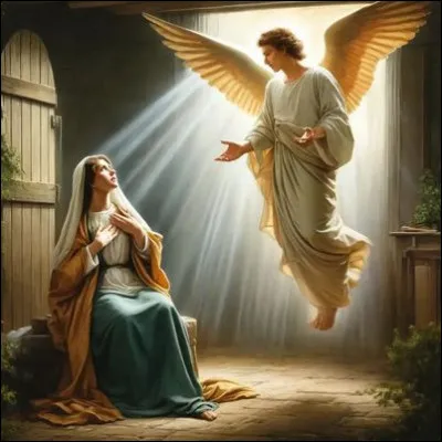Qui est l'ange qui annonce &agrave; Marie qu'elle attend un enfant ?