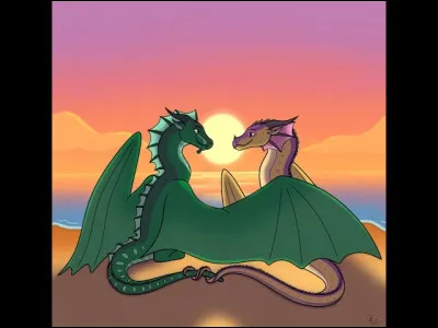 (Aile de Pluie/Aile de Sable) ! Si ces deux dragons avaient un enfant, ce serait...