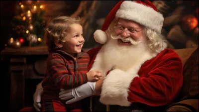 Quelle caract&eacute;ristique est typiquement associ&eacute;e au p&egrave;re No&euml;l ?