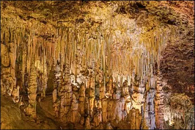 Dans une grotte, quelle concr&eacute;tion calcaire est dirig&eacute;e vers le haut ?