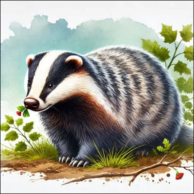 De quel continent le blaireau est-il originaire ?