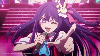 Oshi no Ko : La couleur pr&eacute;f&eacute;r&eacute;e d'A&iuml; est le violet.