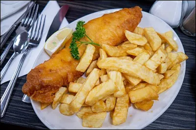Nommez le plat d'origine britannique que vous pouvez voir sur cette image.