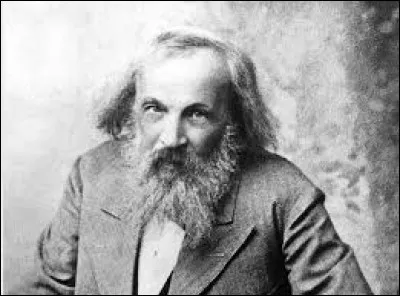 Voici celui de ce c&eacute;l&egrave;bre chimiste russe, Mendele&iuml;ev ?