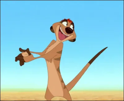 Pour commencer, voici Timon.De quel Disney vient-il ?