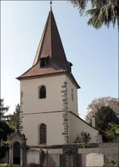 Nous terminons notre balade devant l'&eacute;glise mixte Saint-Michel, &agrave; Wihr-en-Plaine. Ancienne commune de l'arrondissement de Colmar-Ribeauvill&eacute;, il se situe dans le d&eacute;partement ...