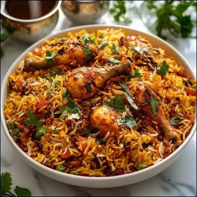 De quel pays le biryani, plat &agrave; base de riz, pr&eacute;par&eacute; avec des &eacute;pices, de la viande, des �ufs ou des l&eacute;gumes, est-il une sp&eacute;cialit&eacute; ?