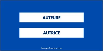 L'autrice est une femme.