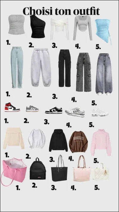 Les couleurs que tu pr&eacute;f&egrave;res porter :