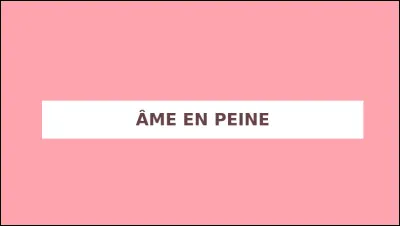 Qu'est-ce qu'une &acirc;me en peine au sens religieux ?