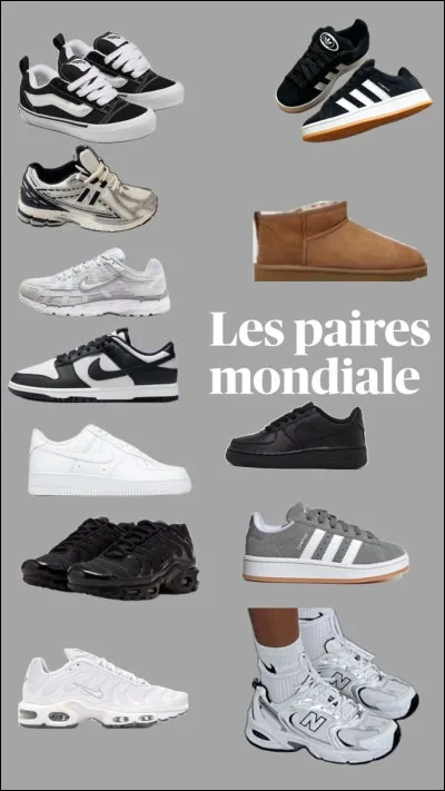 Quand tu choisis une paire de chaussures, &agrave; quoi fais-tu attention ?