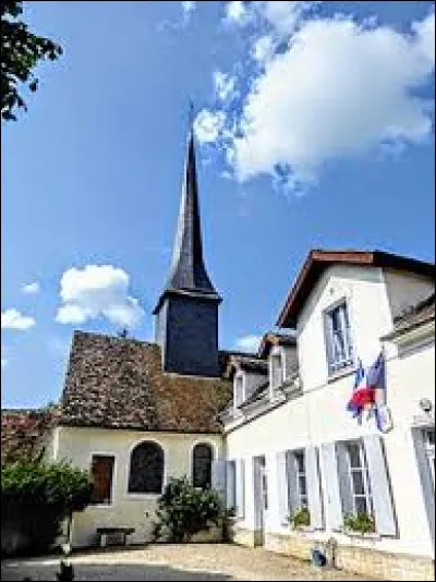 Village d'Eure-et-Loir, travers&eacute; par la Vesgre, Boncourt se situe en r&eacute;gion ...
