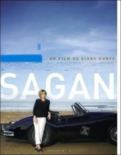 Dans le film "Sagan", quelle actrice interpr&egrave;te la femme de lettres ?