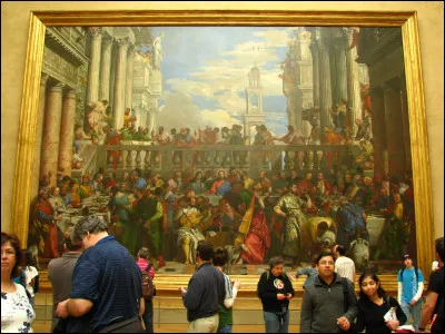 Tout le monde regarde dans l'autre sens... pourtant ce tableau est particuli&egrave;rement impressionnant, non ? O&ugrave; suis-je ?