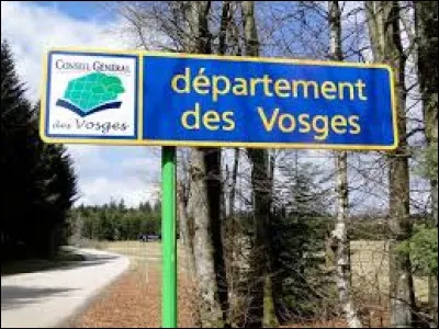 Ici il faut retrouver 4 villes des Vosges.